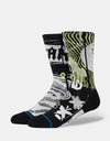 Stance Disorted Crew Socks - Black