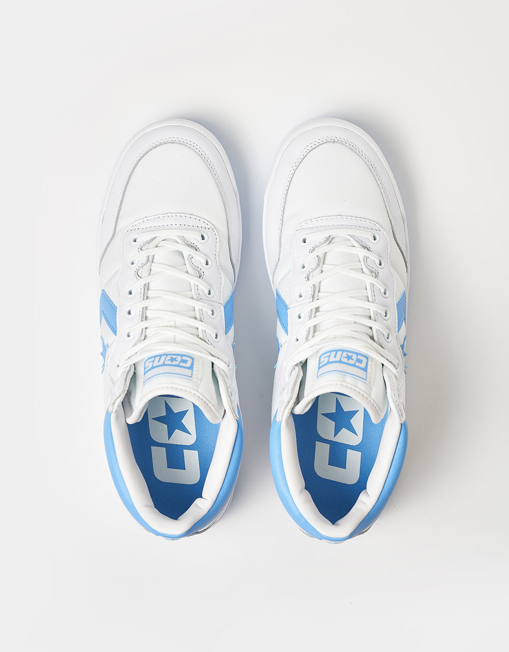 Converse Fastbreak Pro Skate Shoes - White/Lt. Blue/White
