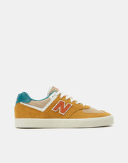 New Balance Numeric 574 Skate Shoes - Wheat/Vintage Teal