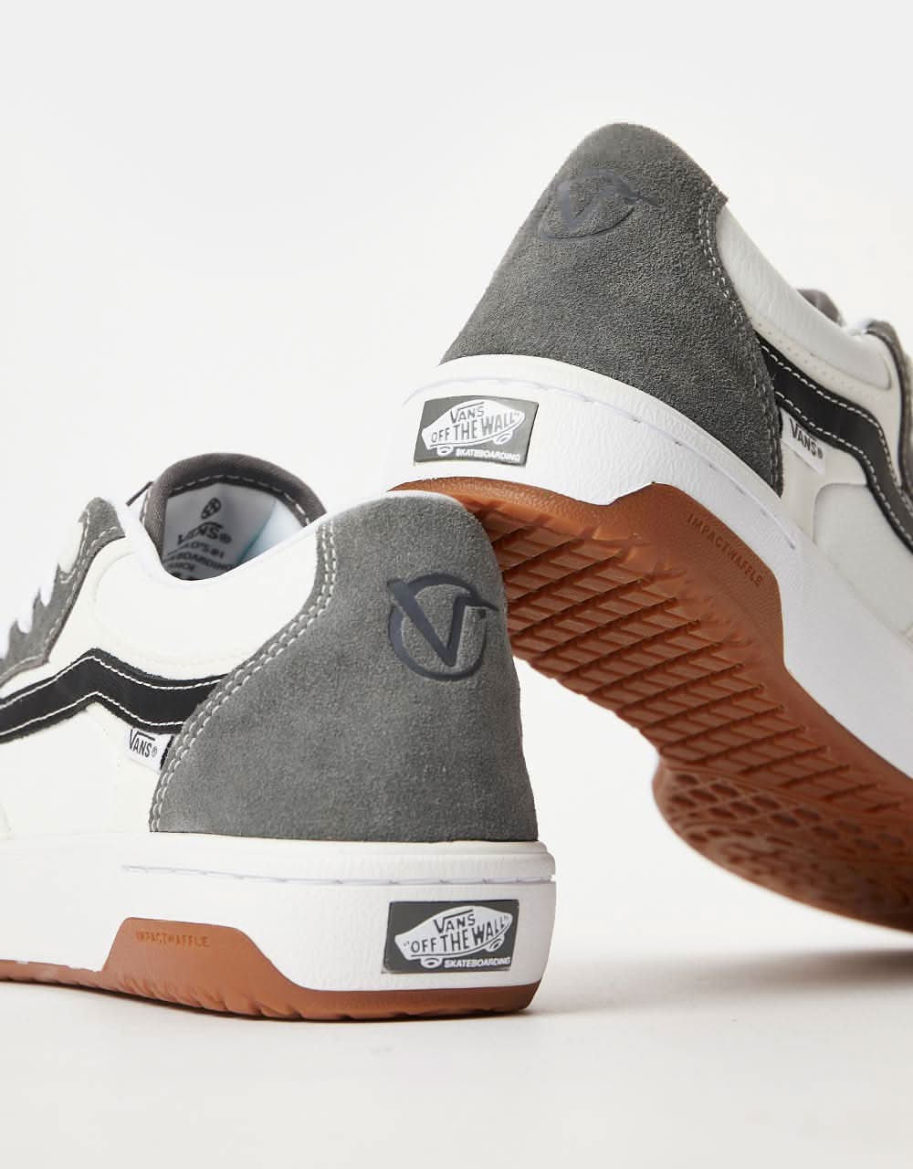 Vans Rowan II Skate Shoes - Grey/White