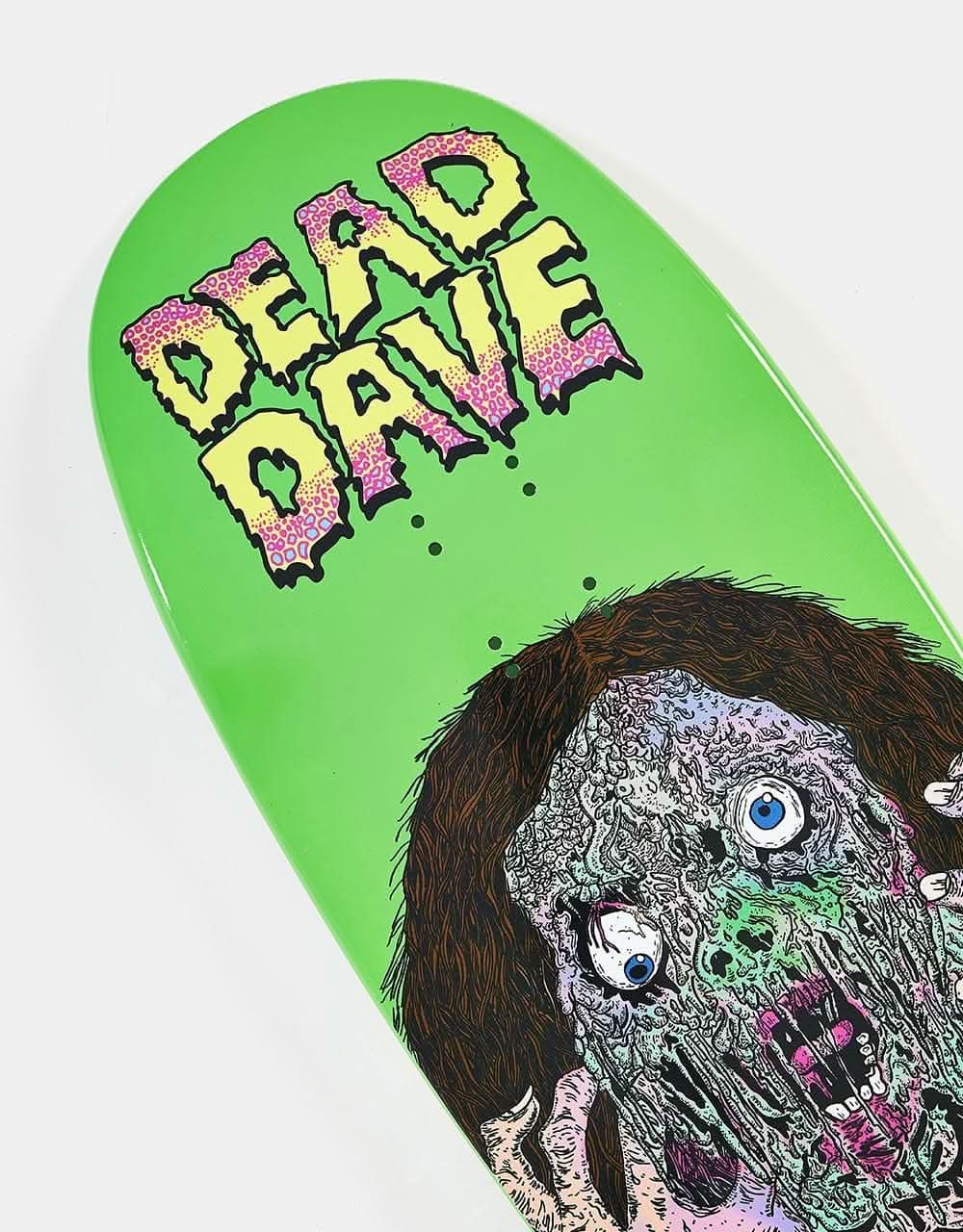 Heroin Dead Dave Face Melter Skateboard Deck - 10.1”