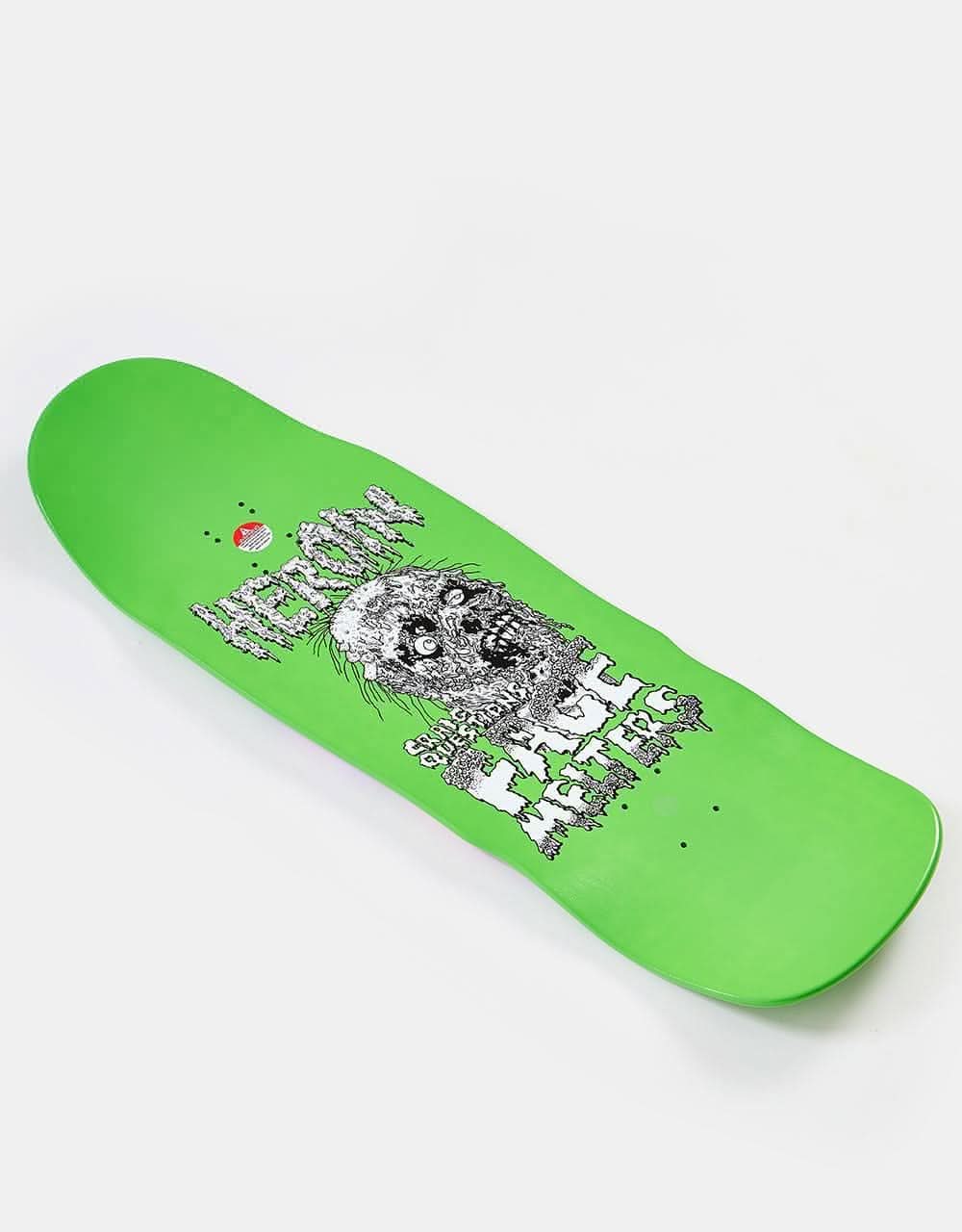 Heroin Dead Dave Face Melter Skateboard Deck - 10.1”