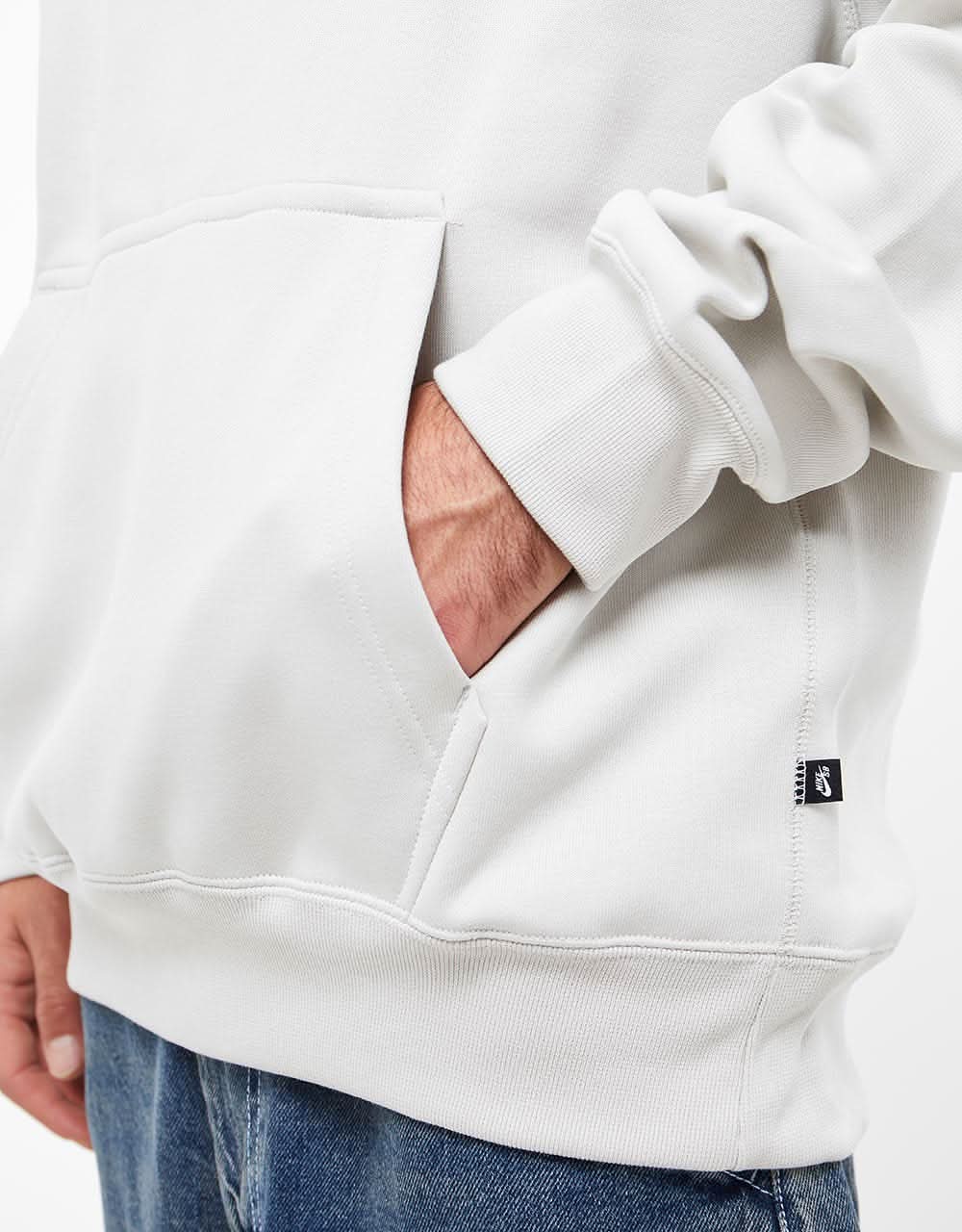 Nike SB Veikos GFX Pullover Hoodie - Light Bone/Midnight Navy