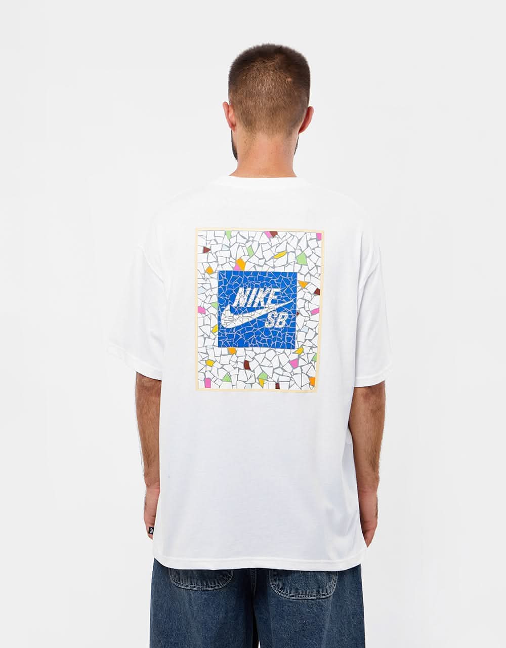 Nike SB Mosaic T-Shirt - White