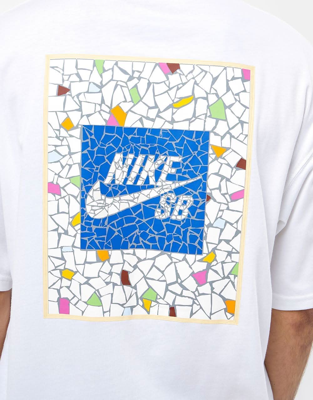 Nike SB Mosaic T-Shirt - White