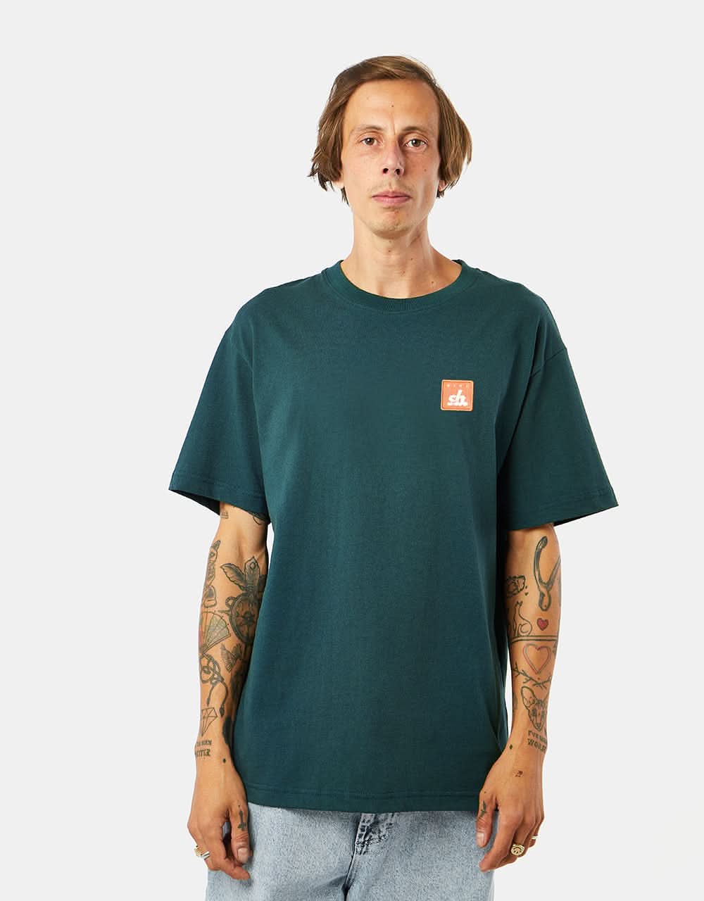 Nike SB Embroidered Patch T-Shirt - Deep Jungle