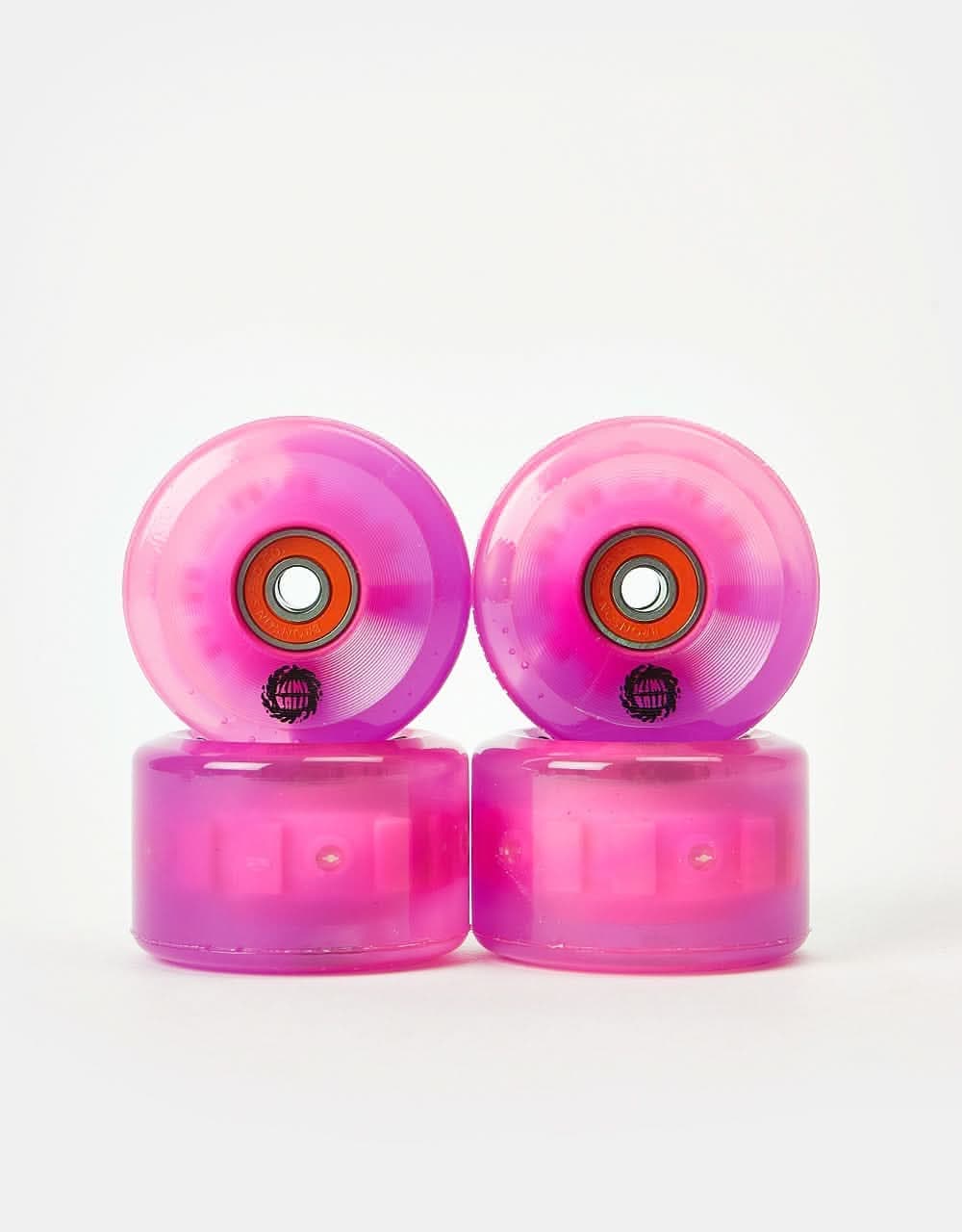 Slime Balls OG Slime Light Ups 78a Trans Skateboard Wheels - 60mm