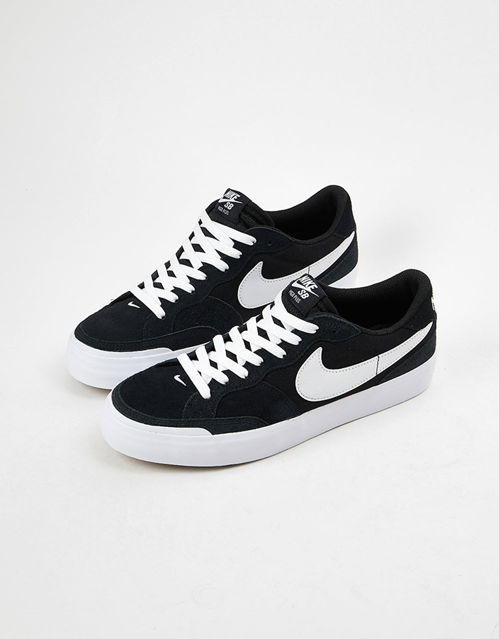 Nike SB Zoom Pogo Plus Skate Shoes - Black/White-Black-White-Gum Lt Brown