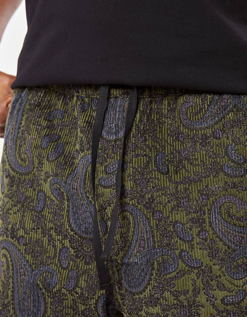 Carhartt WIP Flint Pant - Paisley Print/Plant (Rinsed)