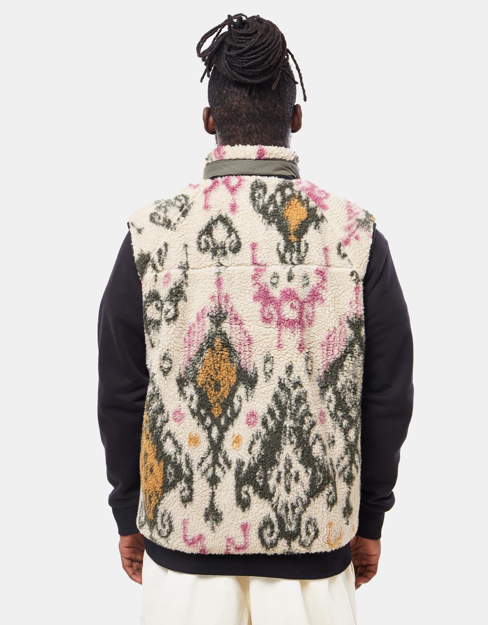 Carhartt WIP Prentis Vest Liner - Baru Jacquard/Wall/Cypress