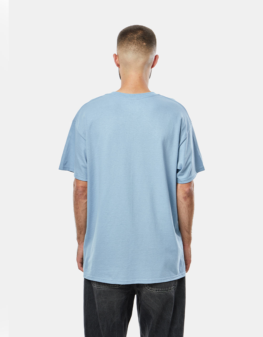 Route One Enthusiasm T-Shirt - Stone Blue