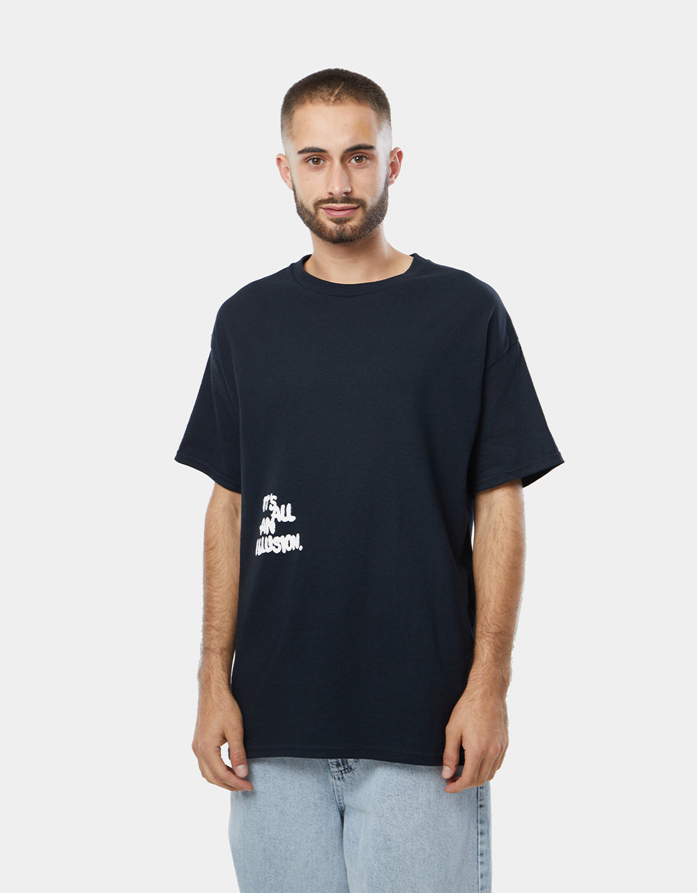 Route One Illusion T-Shirt - Black