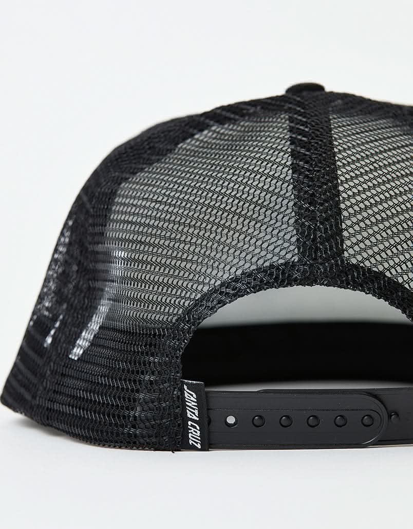 Santa Cruz x Thrasher Screaming Logo Mesh Trucker Cap - White/Black