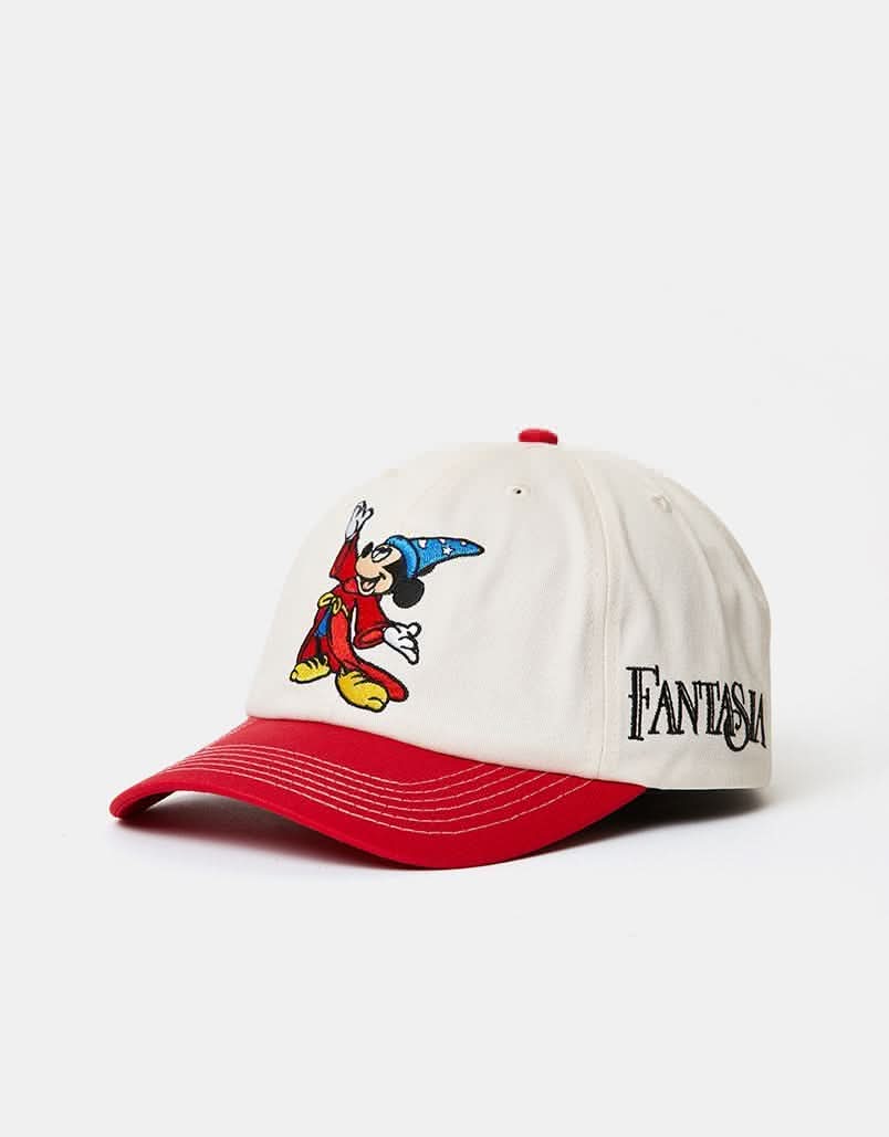 Butter Goods x Disney Fantasia 6 Panel Cap - Natural/Cherry
