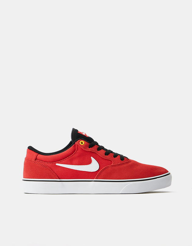 Nike SB Chron 2 Skate Shoes - Univ Red/White-Black-White