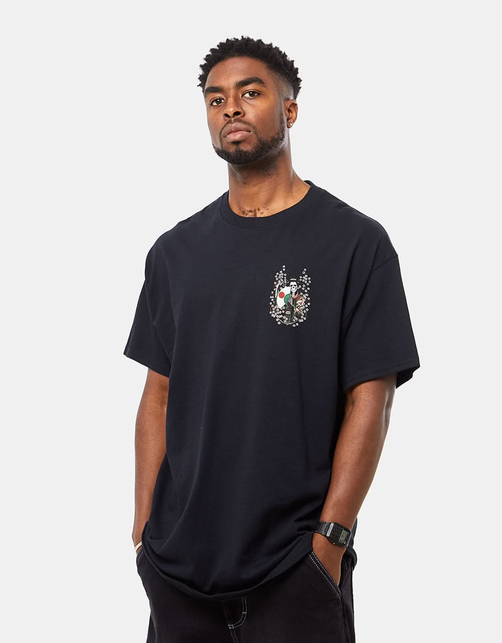 Powell Peralta Sakura Yosozumi T-Shirt - Black