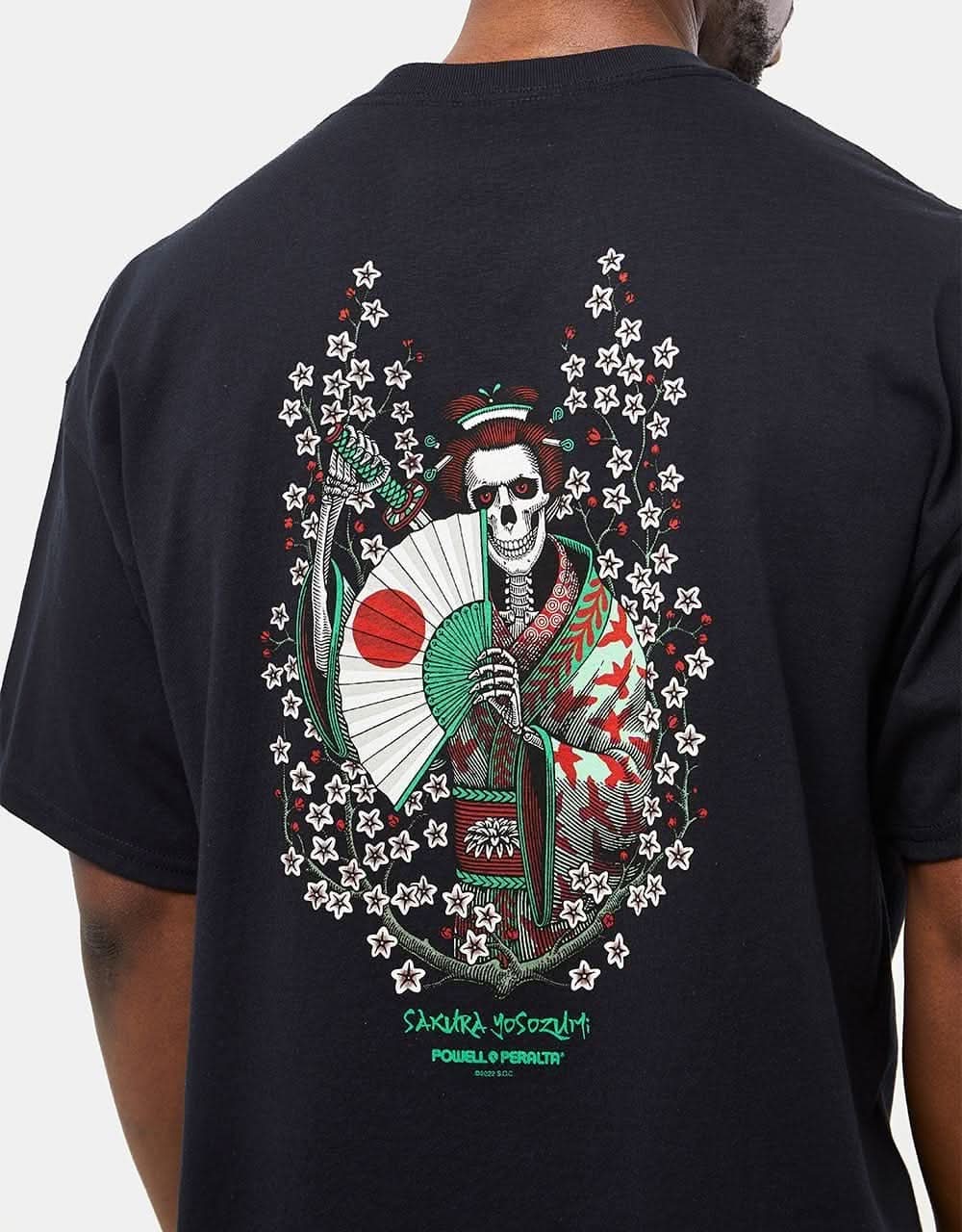 Powell Peralta Sakura Yosozumi T-Shirt - Black