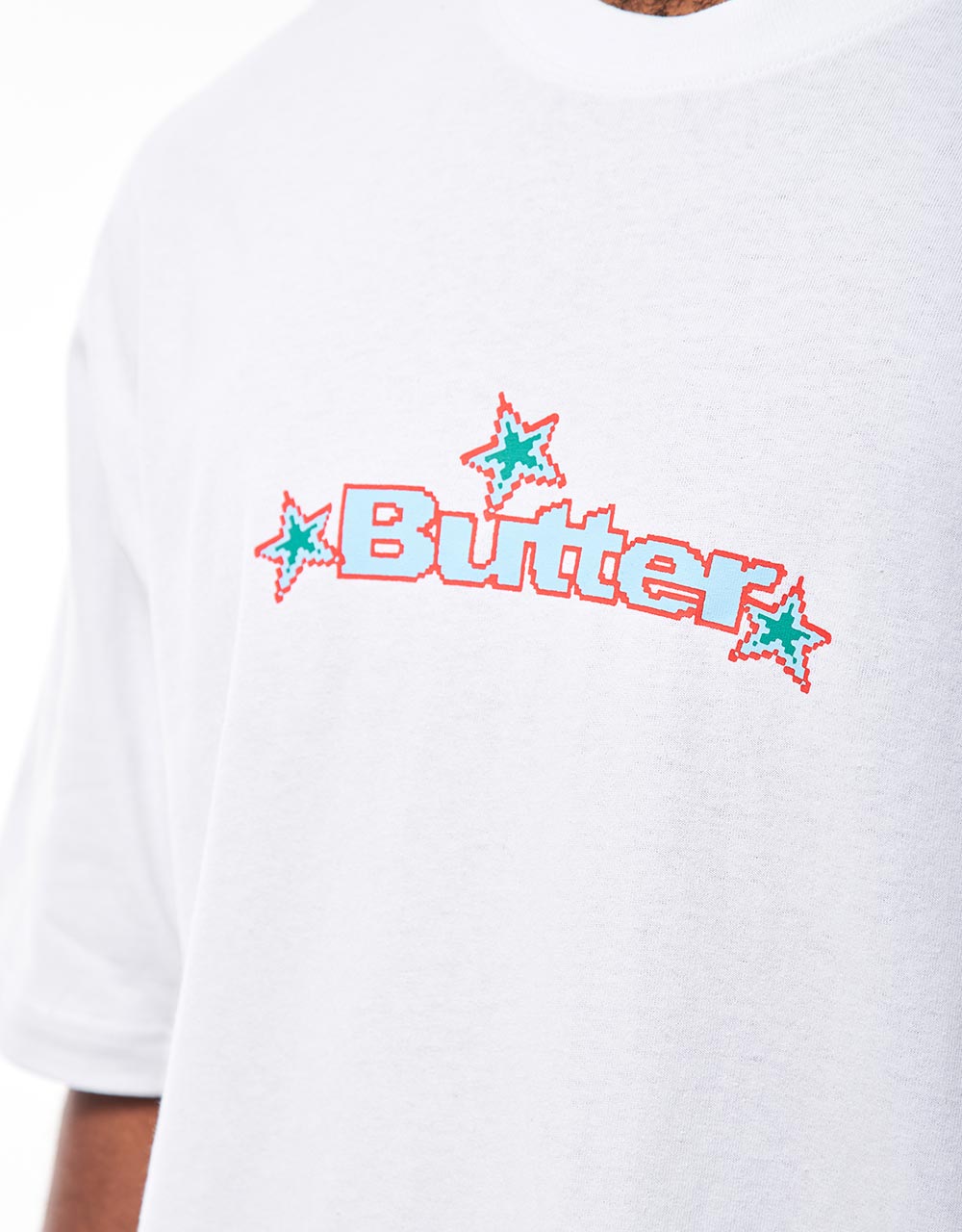 Butter Goods Star Logo T-Shirt - White