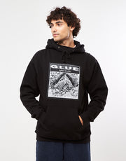 Glue A Place For You Pullover Hoodie - Black