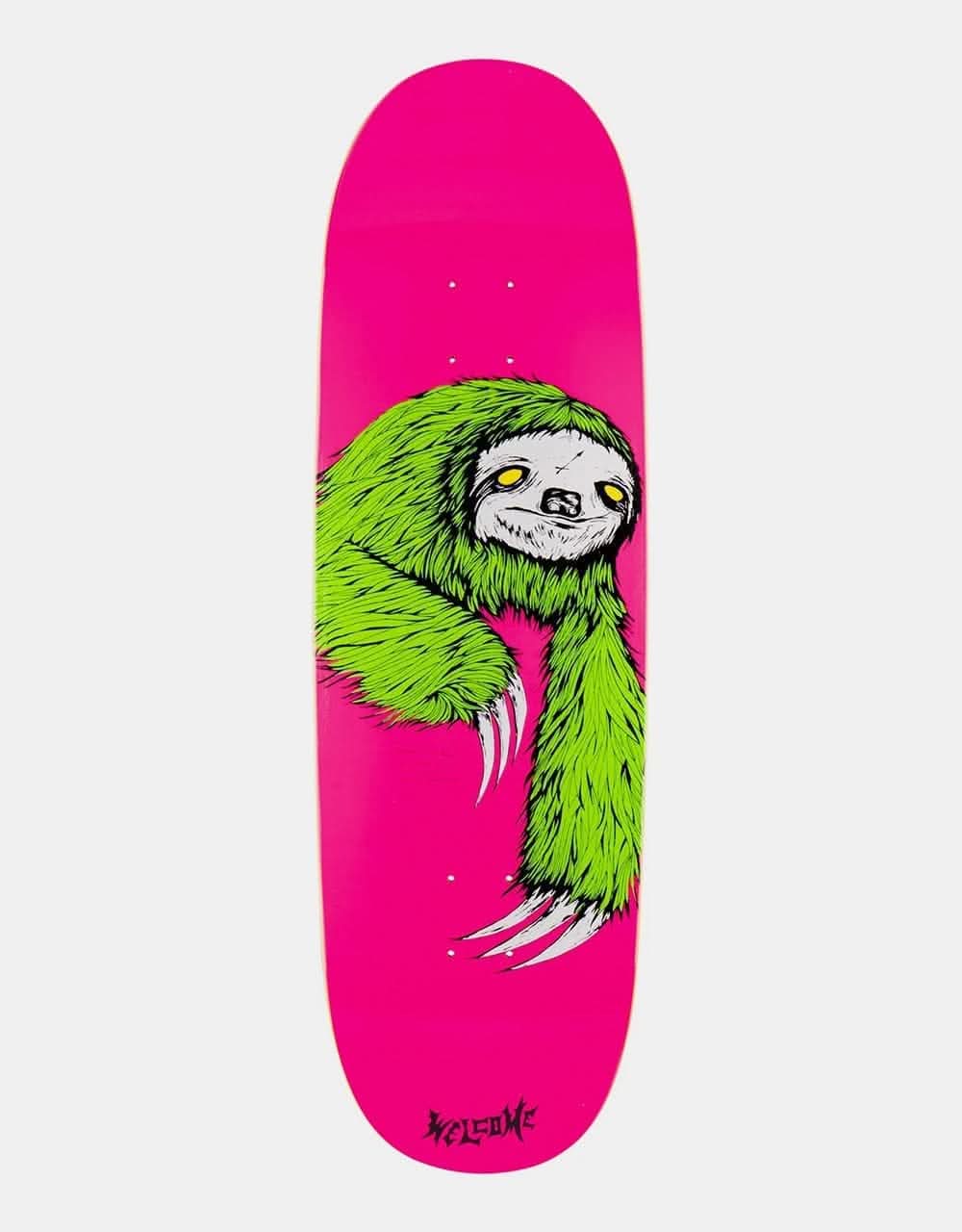 Welcome Sloth on Boline 2.1 Skateboard Deck - 9.5"