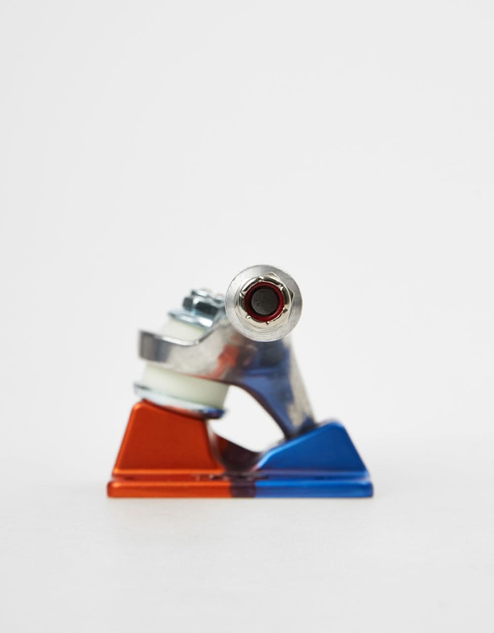 Ace AF1 Skateboard Trucks - Polished/Orange-Blue (Pair)