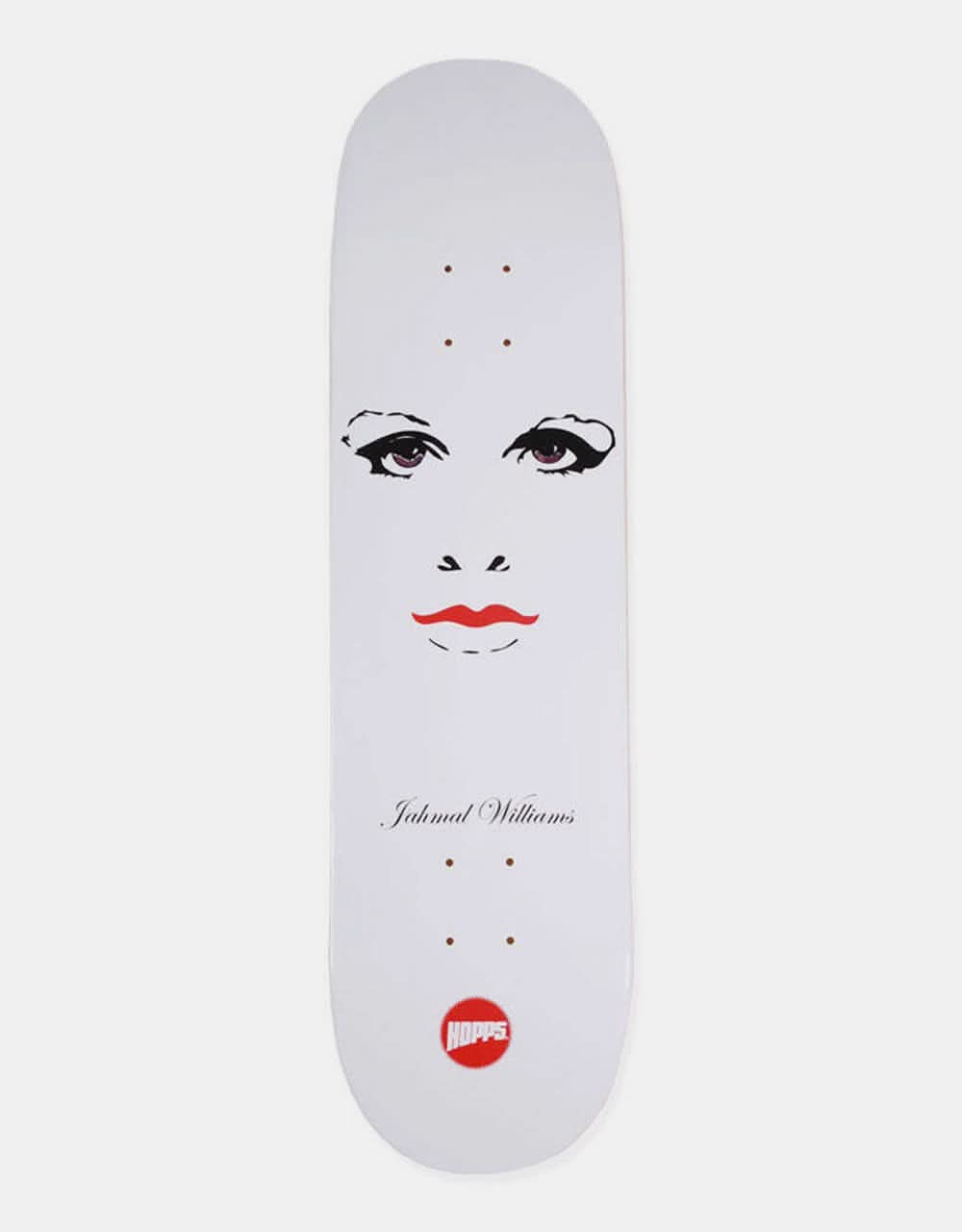 Hopps Williams Face Skateboard Deck - 8.5"