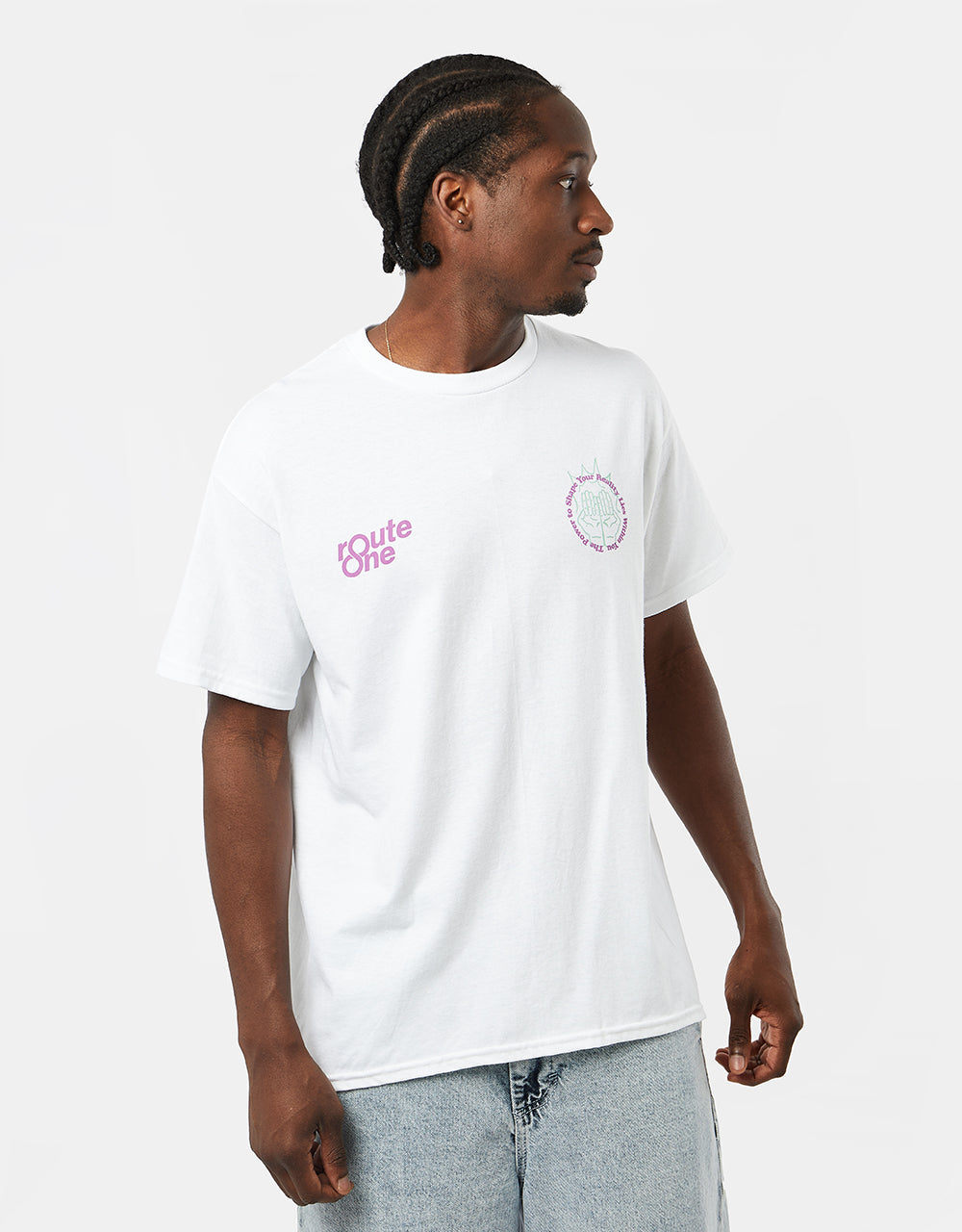 Route One Shape Your Reality T-Shirt - White
