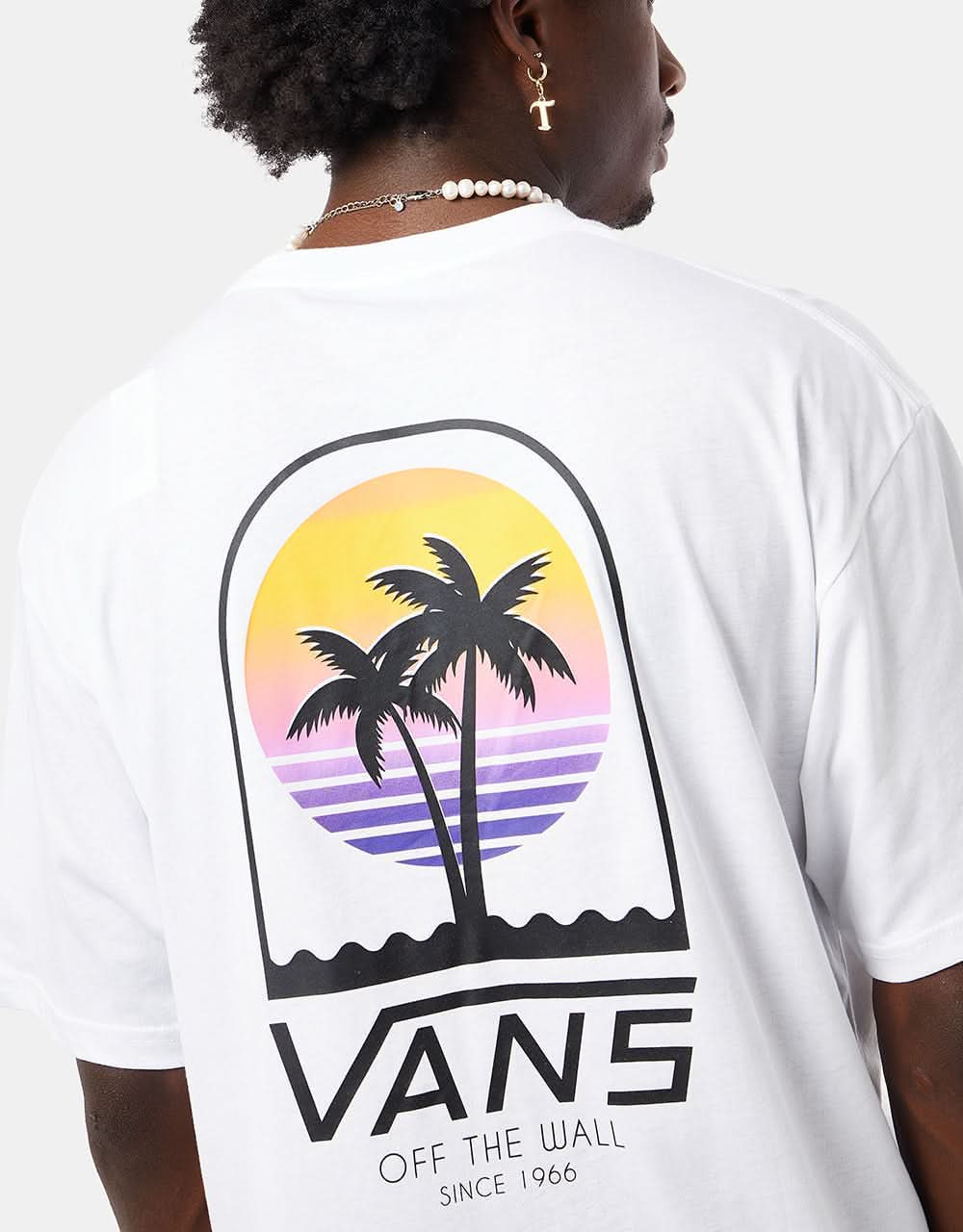 Vans Sunset Palm T-Shirt - White
