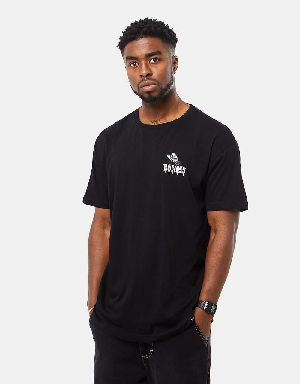 Etnies x Bones Berger T-Shirt - Worn Black