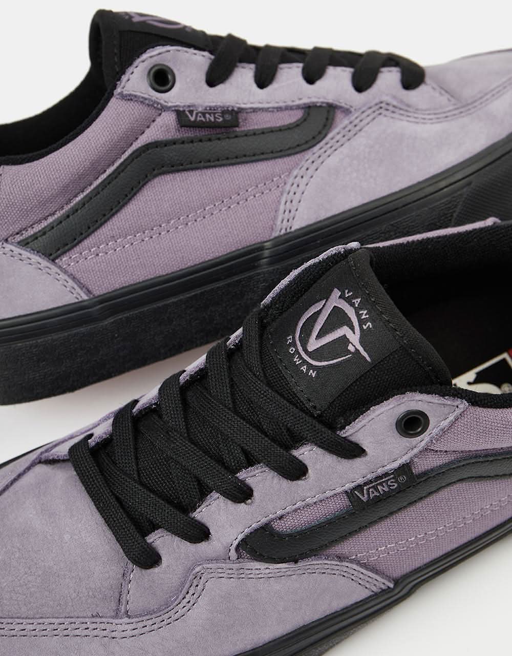Vans Rowan Skate Shoes - Light Purple/Black