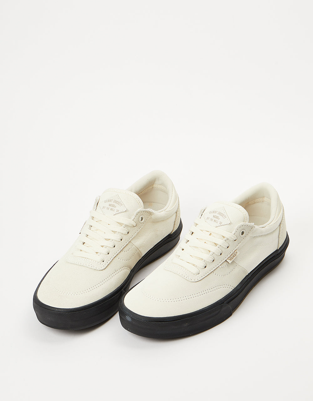 Vans Gilbert Crockett Skate Shoes - Antique White/Black