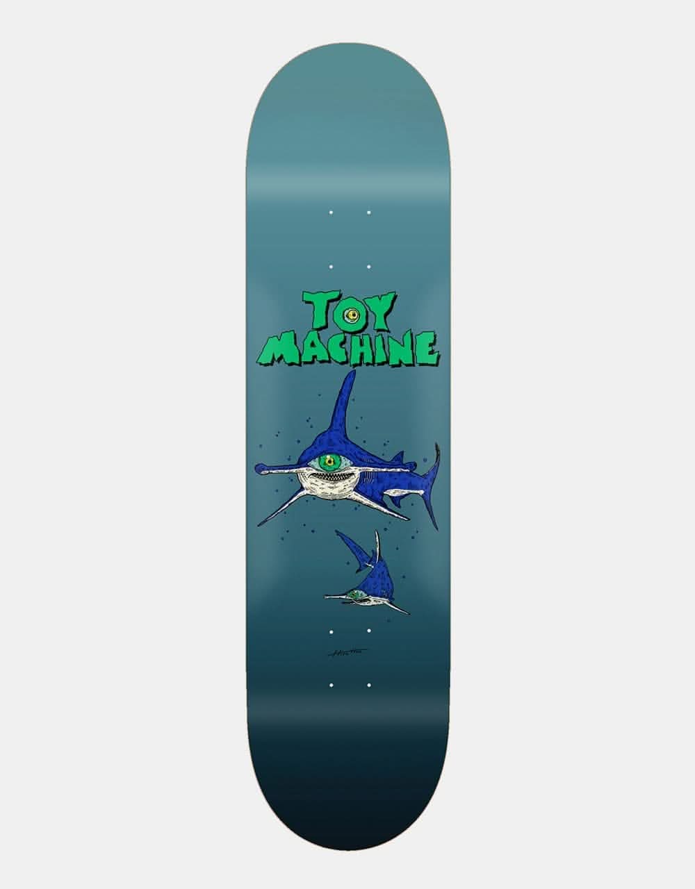 Toy Machine Hirotton Hammerhead Skateboard Deck - 8.5"