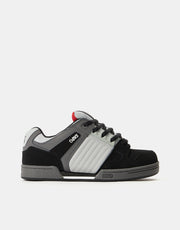 DVS Celsius Skate Shoes - Black/Grey/Charcoal Nubuck