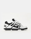 DVS Comanche Skate Shoes - White/Black/White Leather