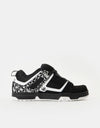 DVS Gambol Skate Shoes - Black/White/PU Nubuck