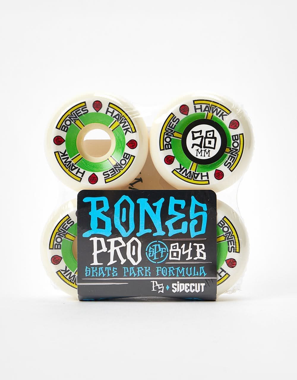 Bones Hawk T-Bones II P5 Sidecut 84B Skateboard Wheels