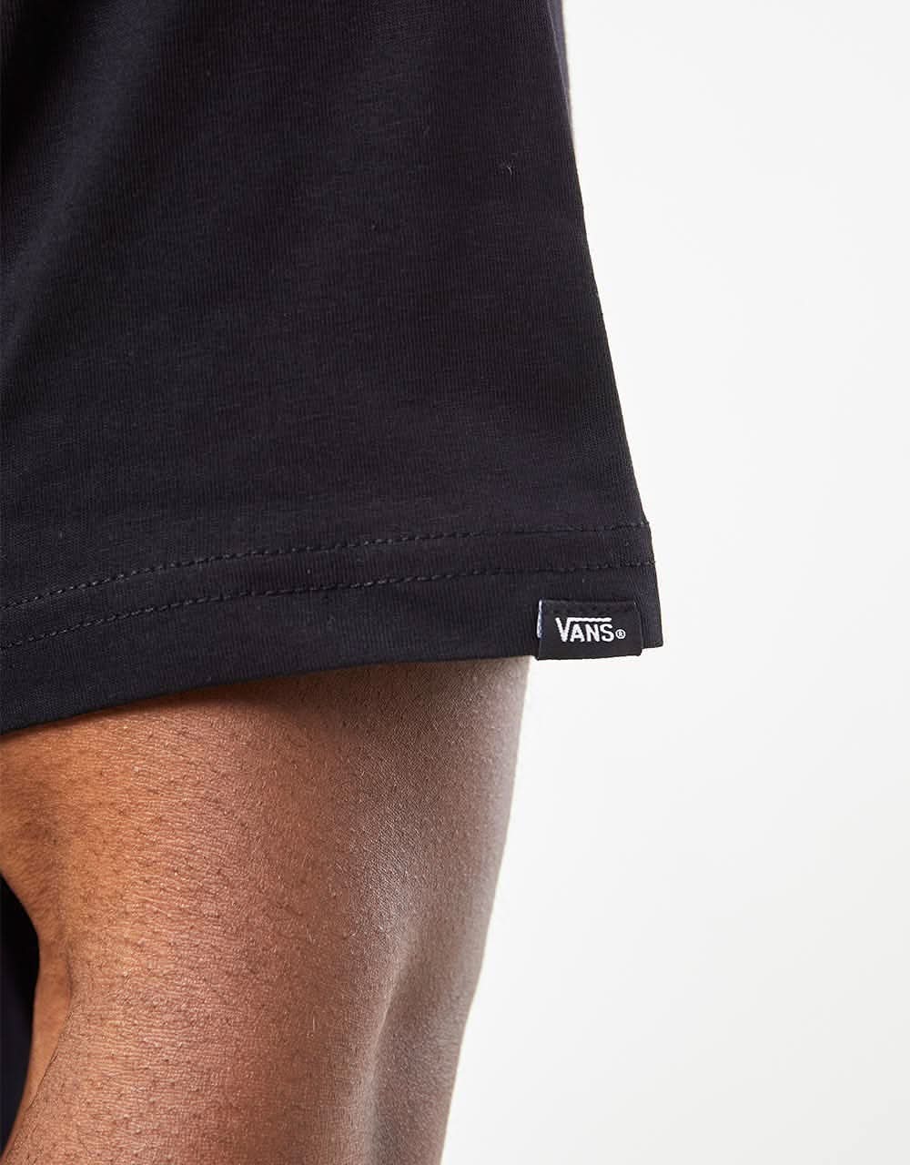 Vans Full Patch Back T-Shirt - Black/Lime Green