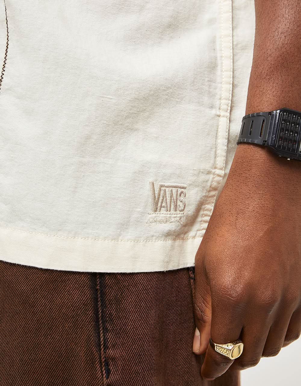 Vans x Mikey Feb S/S Woven Shirt - Natural Cotton