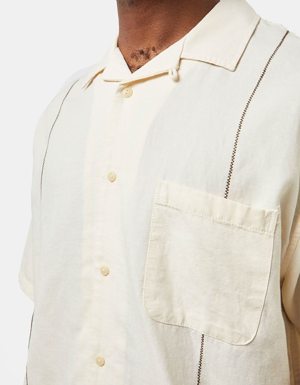 Vans x Mikey Feb S/S Woven Shirt - Natural Cotton