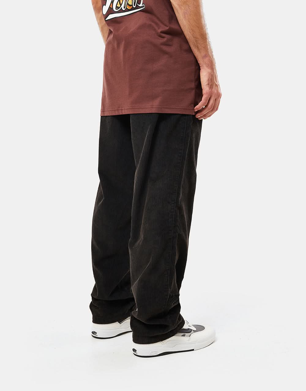 Vans Range Baggy Tapered Acid Wash Cord Pant - Black