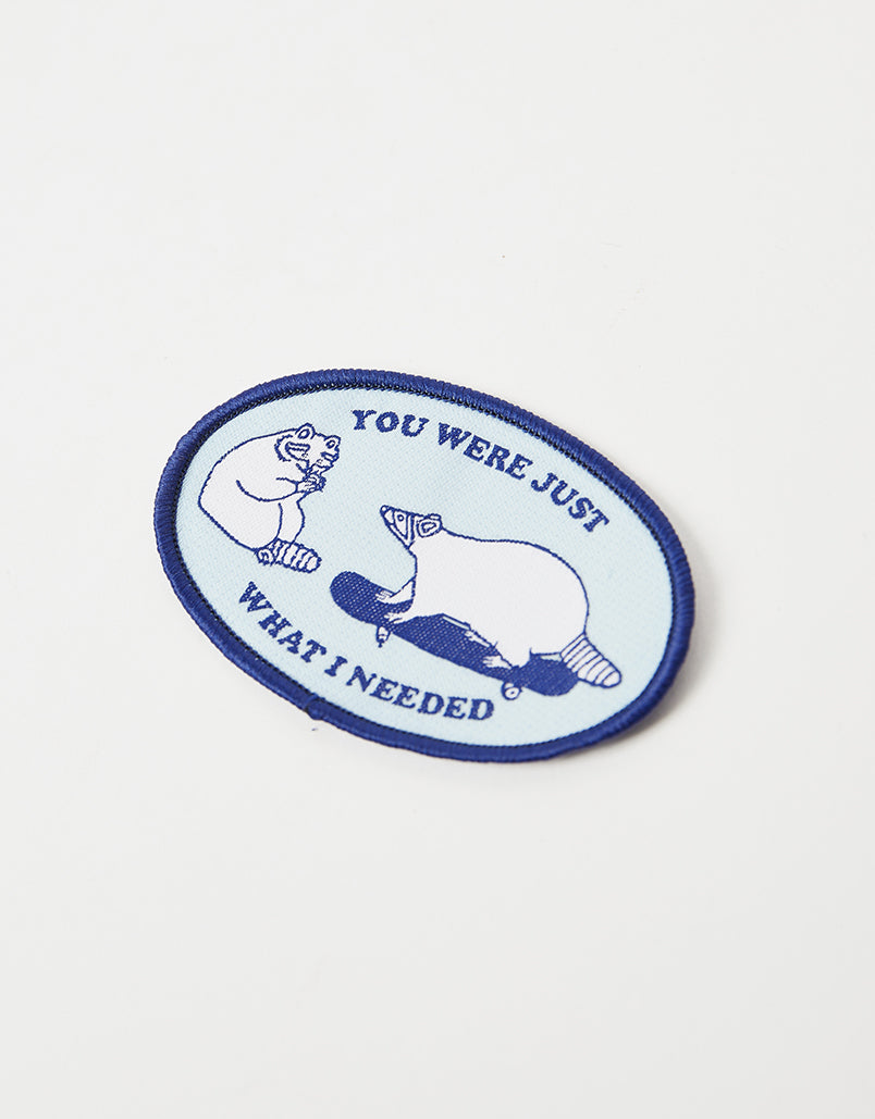Route One What I Needed Woven Patch - Blue