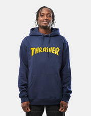 Thrasher Cover Logo Pullover Hoodie - Navy