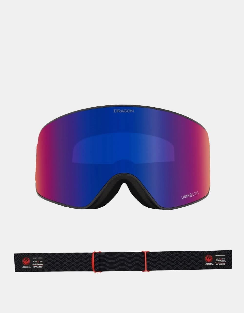 Dragon NFX Mag OTG Snowboard Goggles - Obsidian/LUMALENS® Solace IR