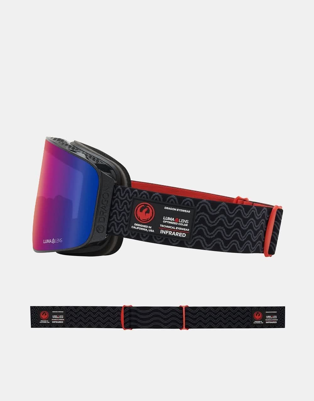 Dragon NFX Mag OTG Snowboard Goggles - Obsidian/LUMALENS® Solace IR