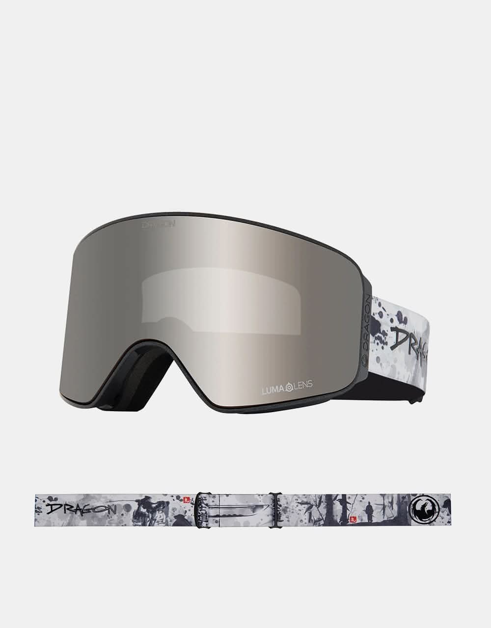Dragon NFX Mag OTG Snowboard Goggles - Bushido/LUMALENS® Silver Ion