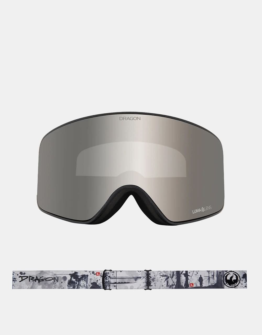 Dragon NFX Mag OTG Snowboard Goggles - Bushido/LUMALENS® Silver Ion