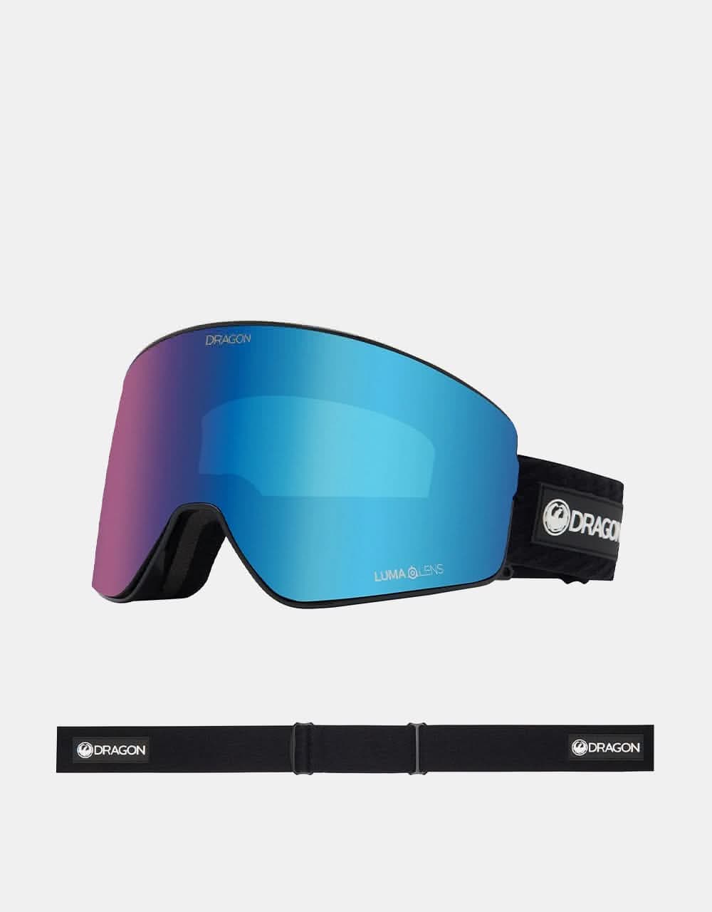 Dragon PXV2 Snowboard Goggles - Icon Blue/LUMALENS® Blue Ion