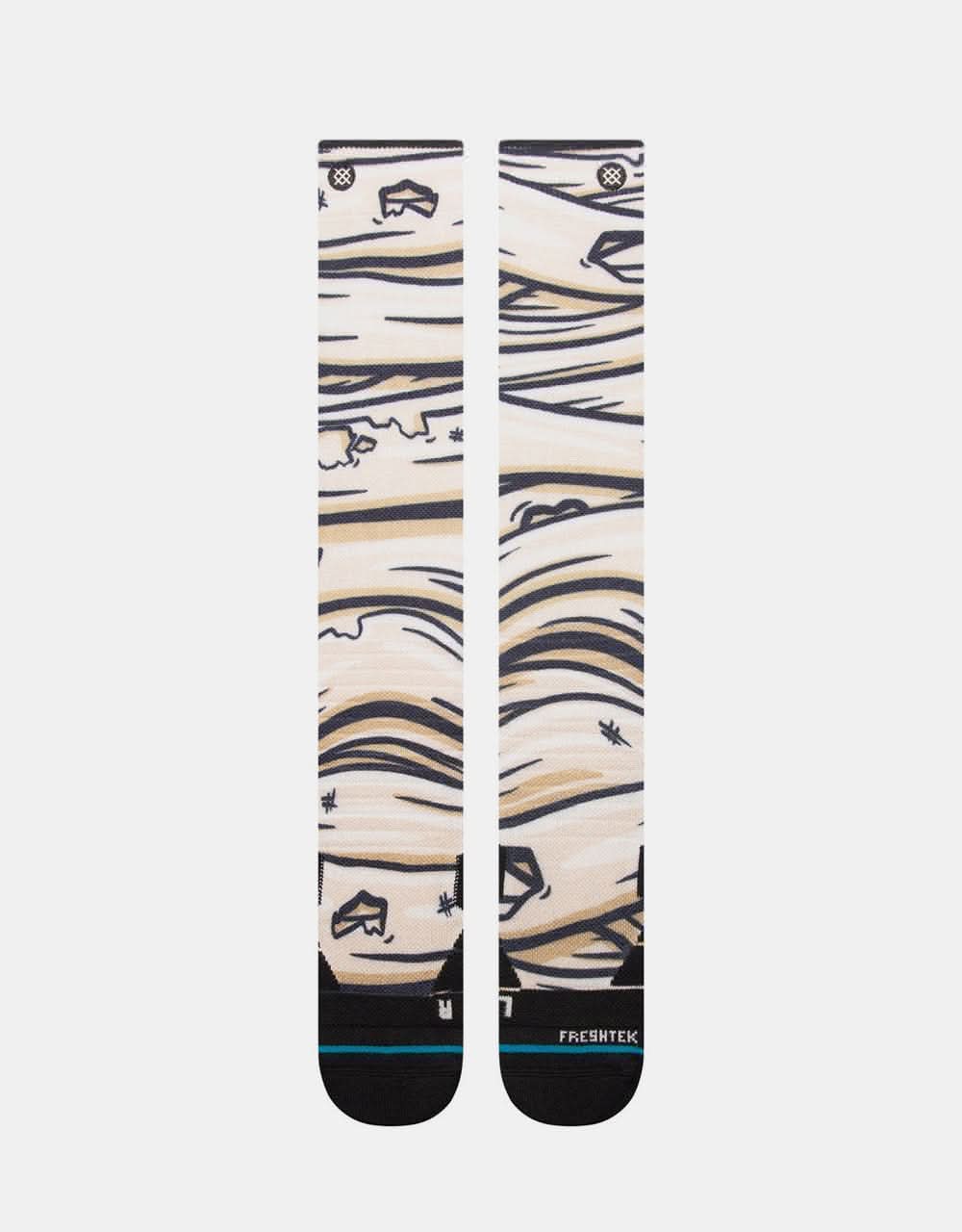 Stance x Blue the Great Mummy T Snowboard Socks - Tan
