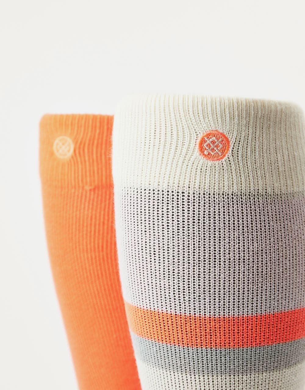Stance Work It Snow 2 Pack Snowboard Socks - Lilac Ice