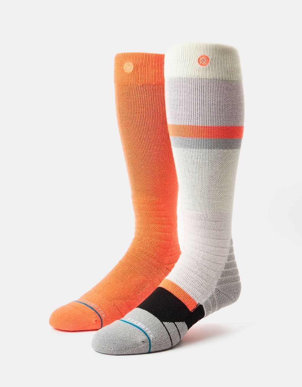 Stance Work It Snow 2 Pack Snowboard Socks - Lilac Ice